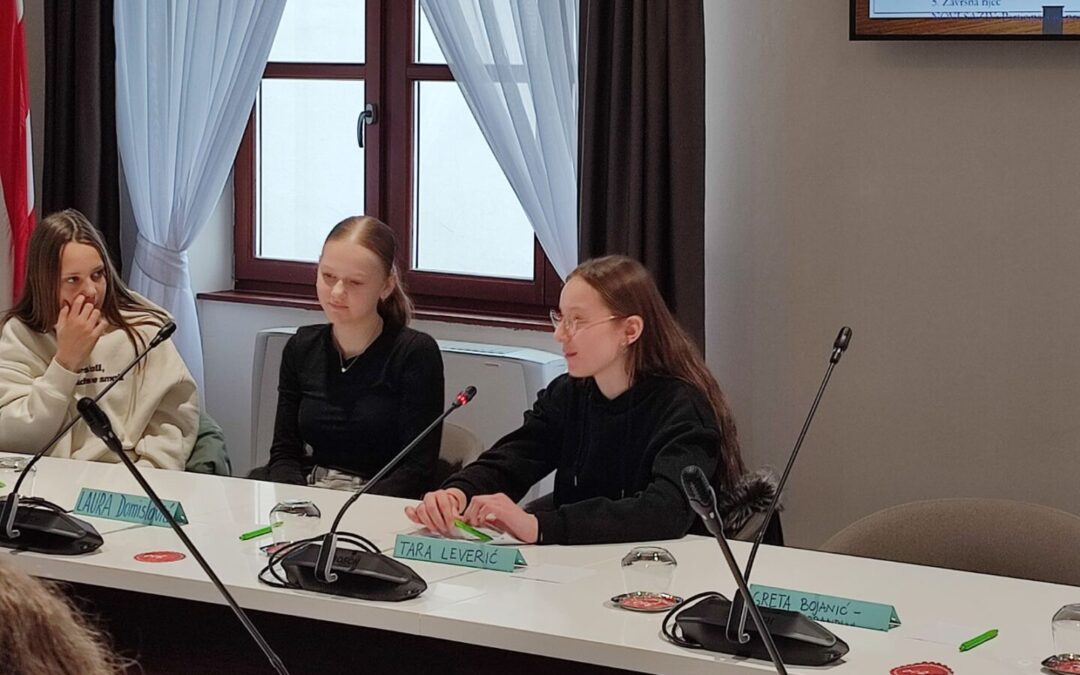 Održana sjednica Dječjeg gradskog vijeća – naša učenica Tara Leverić izabrana za zamjenicu predsjednice DGV – a