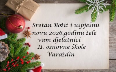 Čestitka djelatnika škole