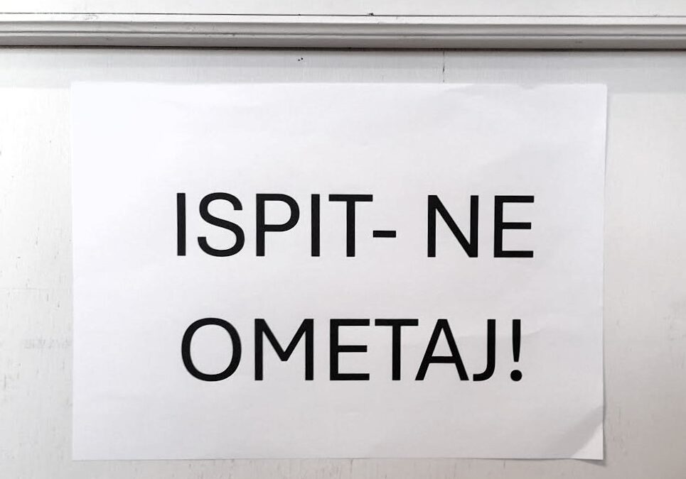 Četvrtaši odgovorno pristupili nacionalnim ispitima