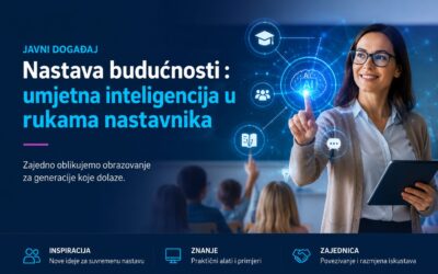 Poziv na javni događaj – Nastava budućnosti : umjetna inteligencija u rukama nastavnika