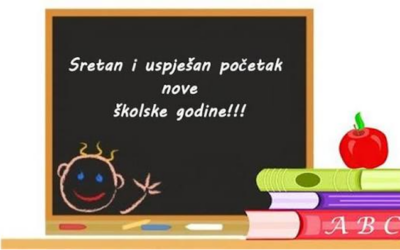 Obavijest o početku nastave